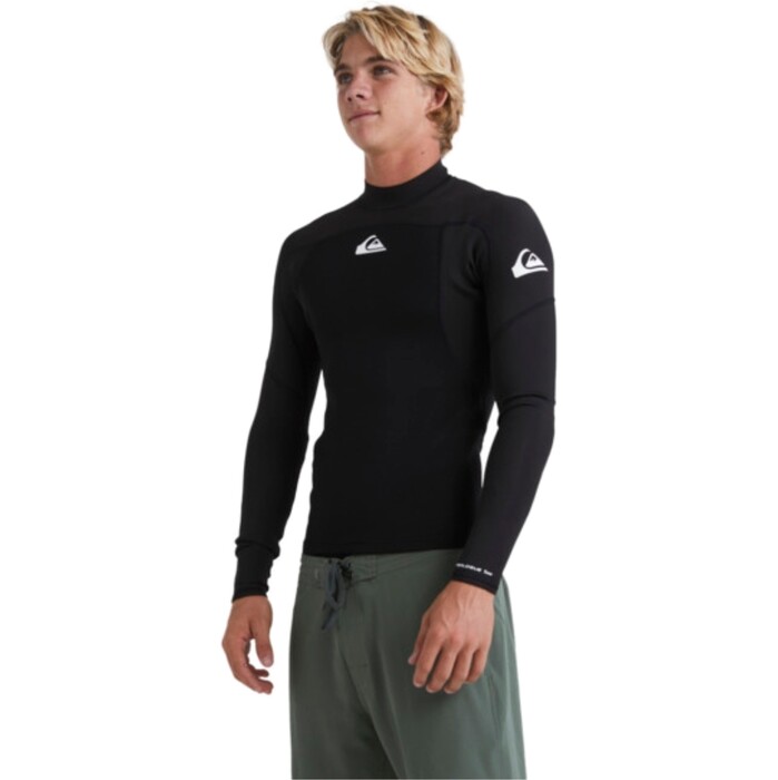 2024 Quiksilver Mens Prologue 1mm Long Sleeve Neoprene Top EQYW803048 - Black